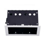 SLV 115314 AIXLIGHT® PRO 50, 2 FRAME корпус с рамкой для 2-х светильников MODULE, серебристый / черный