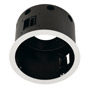 SLV 115601 AIXLIGHT® PRO, 1 FLAT FRAME ROUND корпус с рамкой для 1-го светильникa MODULE, текстур.белый/ черный
