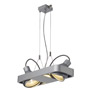 SLV 159054 AIXLIGHT® R2 DUO HIT ¤ светильник подвесной с ЭПРА для 2-х ламп HIT-CE G12 по 70Вт, серебристый