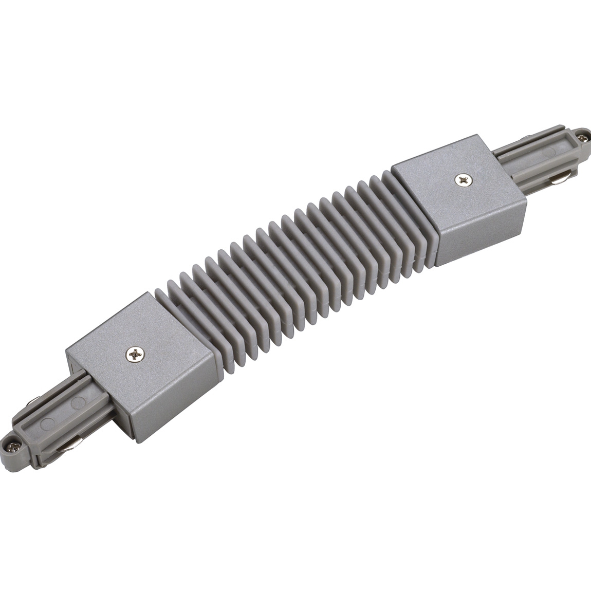 SLV 143112 1PHASE-TRACK, коннектор гибкий (70°-180°) с разъёмом питания, 16А макс., серебристый SLV 143112 1PHASE-TRACK, коннектор гибкий (70°-180°) с разъёмом питания, 16А макс., серебристый
