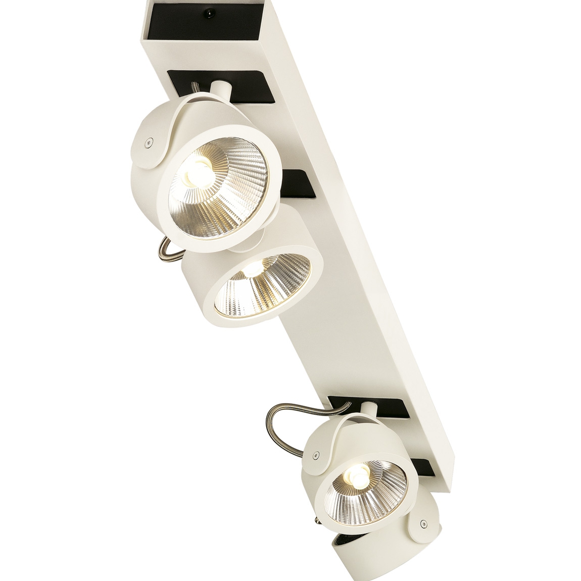 SLV 1000138 KALU 4 LONG LED светильник накладной 60Вт с LED 3000К, 4000лм, 4х 60°, белый/ черный SLV 1000138 KALU 4 LONG LED светильник накладной 60Вт с LED 3000К, 4000лм, 4х 60°, белый/ черный