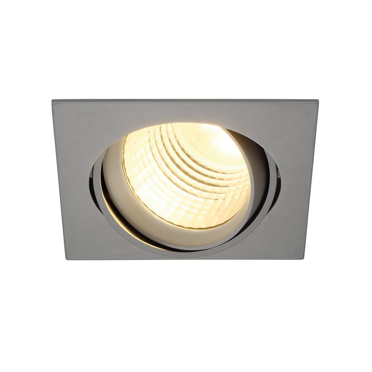 SLV 113704 NEW TRIA SQUARE DLMI светильник встраиваемый с Philips DLMi 28Вт, 3000K, 60°, 2000lm, серебристый