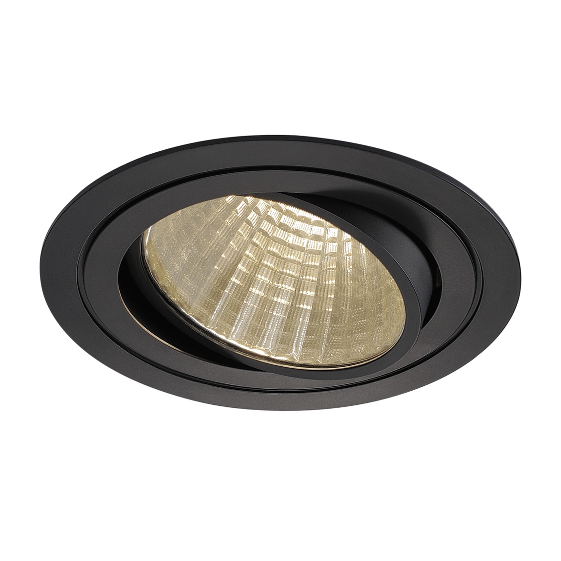 SLV 114270 NEW TRIA 150 ROUND CS светильник встраиваемый 29Вт с БП и LED 3000К, 2425лм, 30°, 1-10В, черный SLV 114270 NEW TRIA 150 ROUND CS светильник встраиваемый 29Вт с БП и LED 3000К, 2425лм, 30°, 1-10В, черный