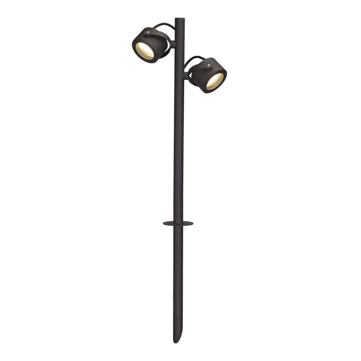 SLV 231535 SITRA 360 SL SPIKE свет-к ландш. IP44 для 2-x ламп GX53 по 9Вт макс., кабель 1.5м с вилкой, антрацит