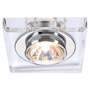 SLV 114920 CRYSTAL 1 светильник встраиваемый для лампы MR16 35Вт макс., хром/ стекло прозрачное кристаллическое