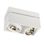 SLV 117131 KARDAMOD SQUARE QRB DOUBLE светильник потолочный с ЭПН для ламп QRB111 2x50Вт макс., белый