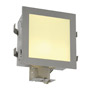 SLV 160059 KOTAK WALL светильник встраиваемый для лампы ELT E27 25Вт макс., серебристый / стекло матовое