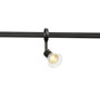 SLV 184630 EASYTEC II®, ANILA светильник для лампы GU10 50Вт макс., черный / стекло прозрачное