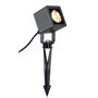 SLV 231035 NAUTILUS 10 SQUARE LED светильник IP65 9Вт с LED 3000К, 520лм, 45°, кабель 2м с вилкой, антрацит